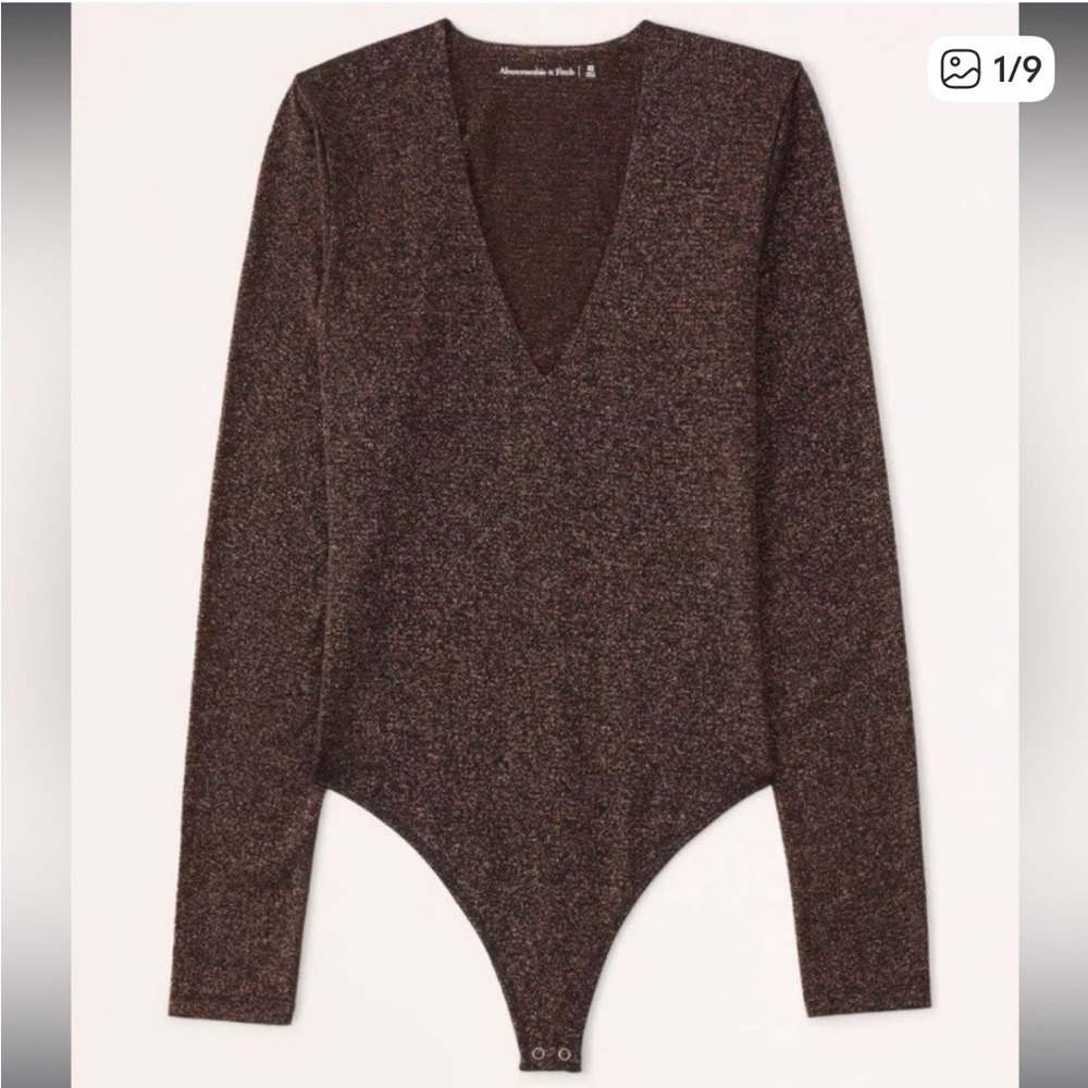 Abercrombie & Fitch Bronze Shimmer Bodysuit